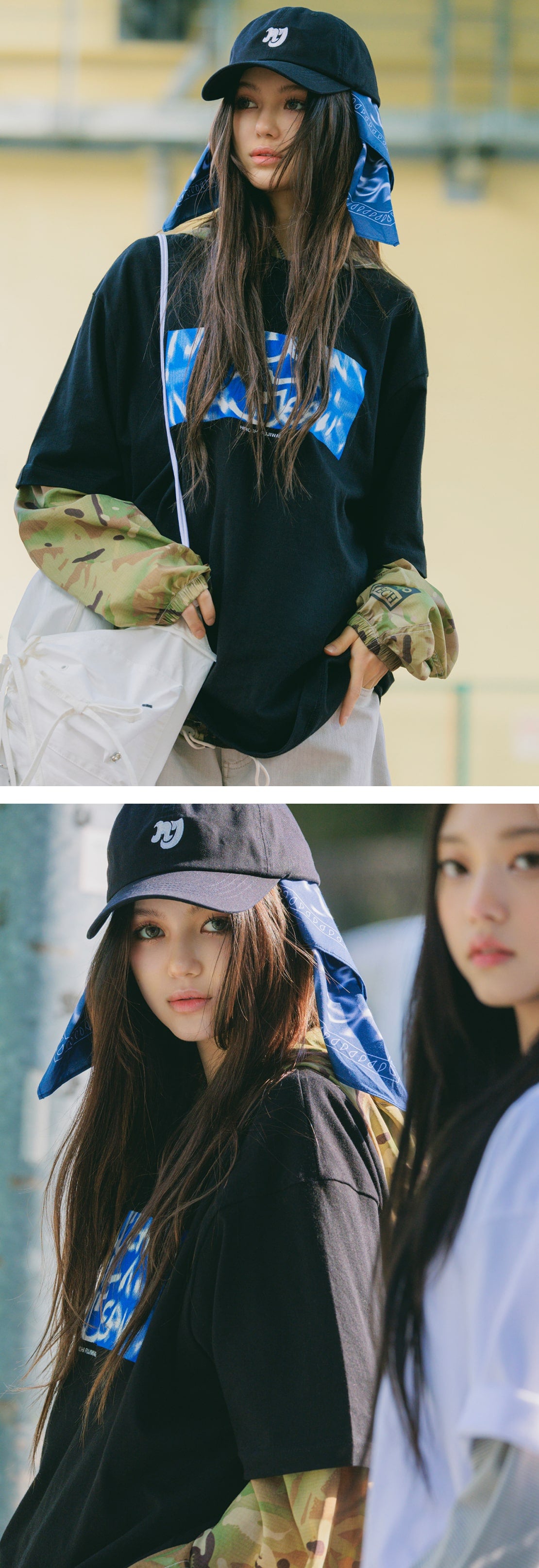 NewJeans Supernatural POP-UP MD NJ X Hiroshi Fujiwara COLLER T-Shirt