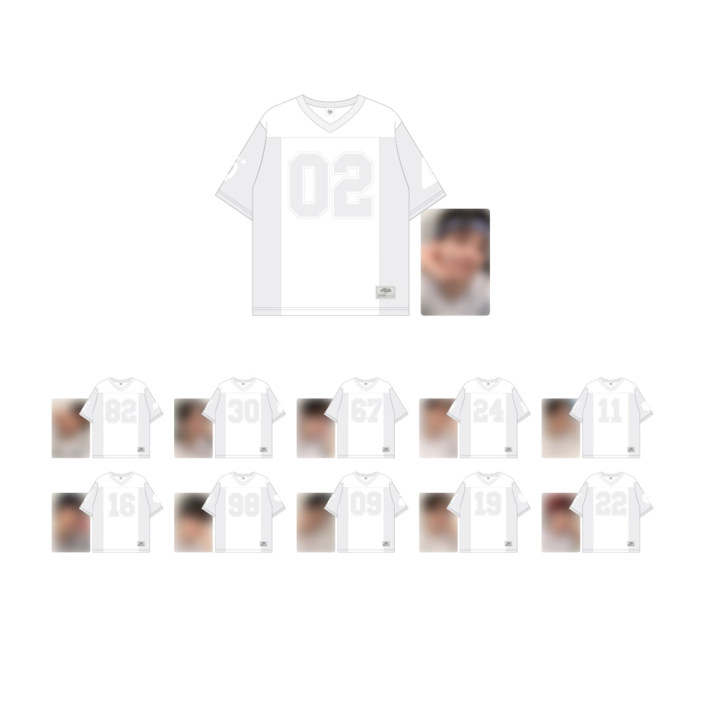 THE BOYZ WORLD TOUR ZENERATION 2 OFFICIAL MD RUGBY T-SHIRT