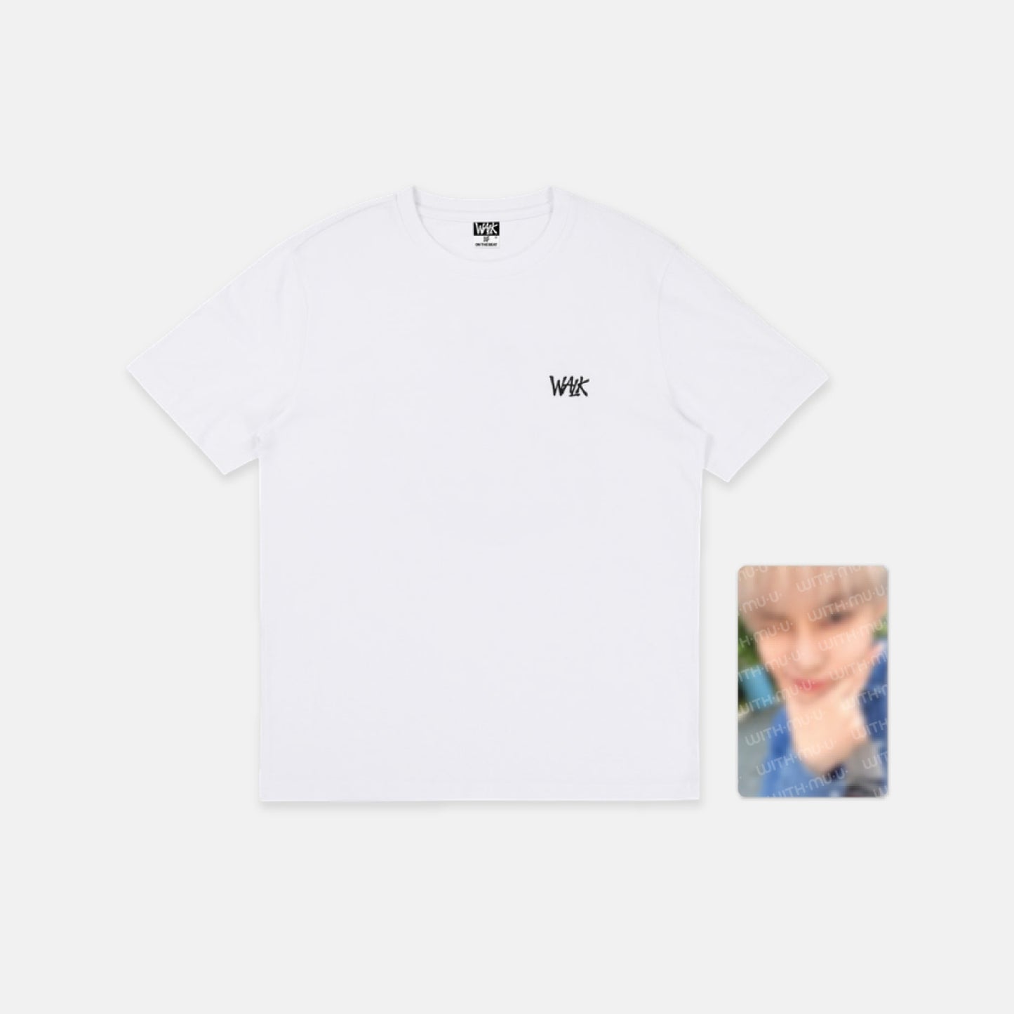 NCT 127 WALK ON THE BEAT POP-UP OFFICIAL MD T-SHIRT SET (WHITE VER.)