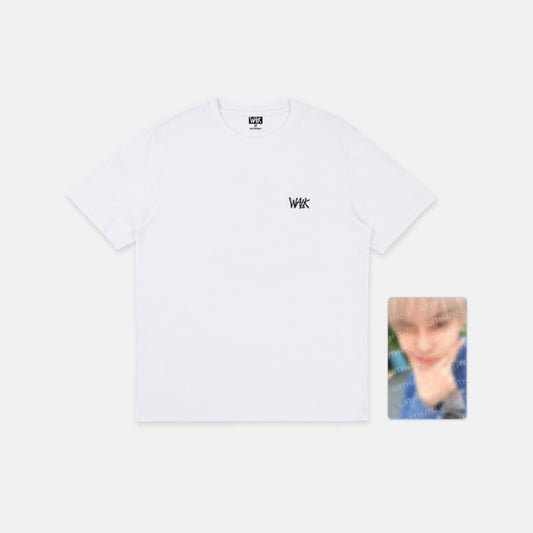 NCT 127 WALK ON THE BEAT POP-UP OFFICIAL MD T-SHIRT SET (WHITE VER.)
