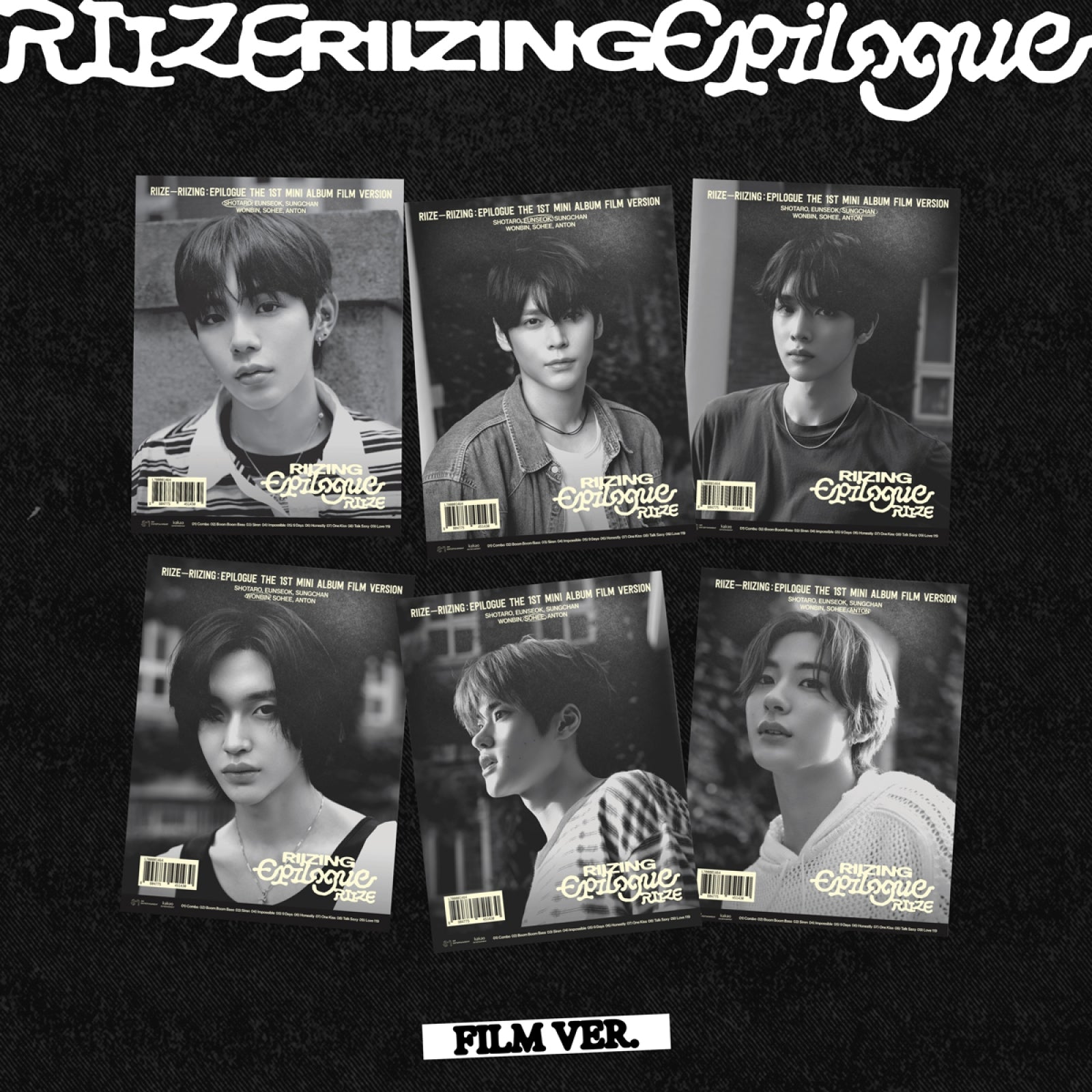 PRE-ORDER] RIIZE 1st Mini Album RIIZING : Epilogue (FILM Ver 