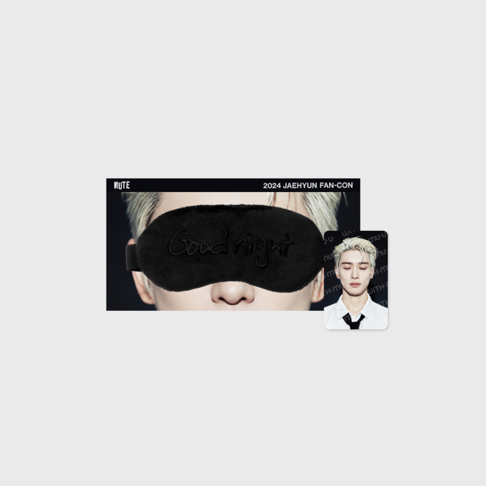 PRE-ORDER] NCT JAEHYUN FAN CON MUTE OFFICIAL MD SLEEP EYE MASK SET