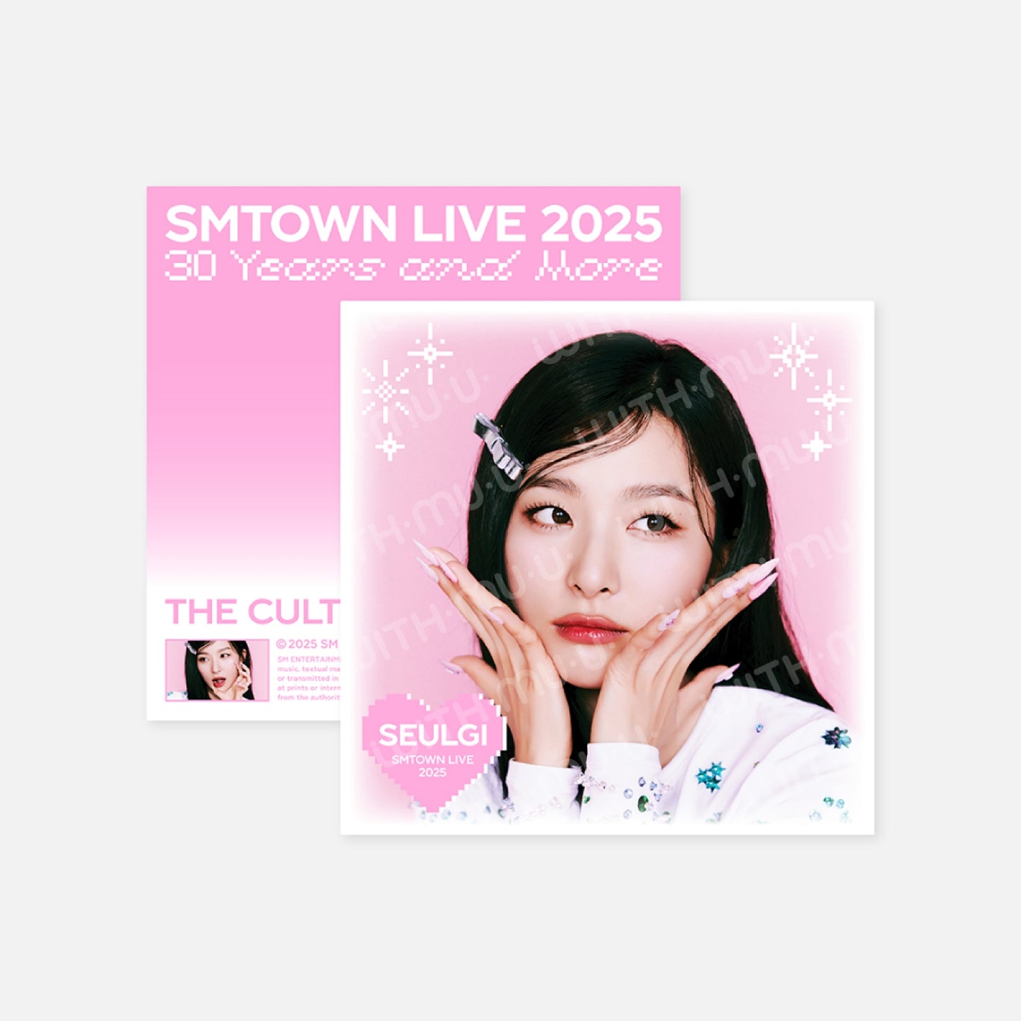 SMTOWN LIVE 2025 TOUR OFFICIAL 2ND MD LP POSTER SET (Red Velvet Ver.)