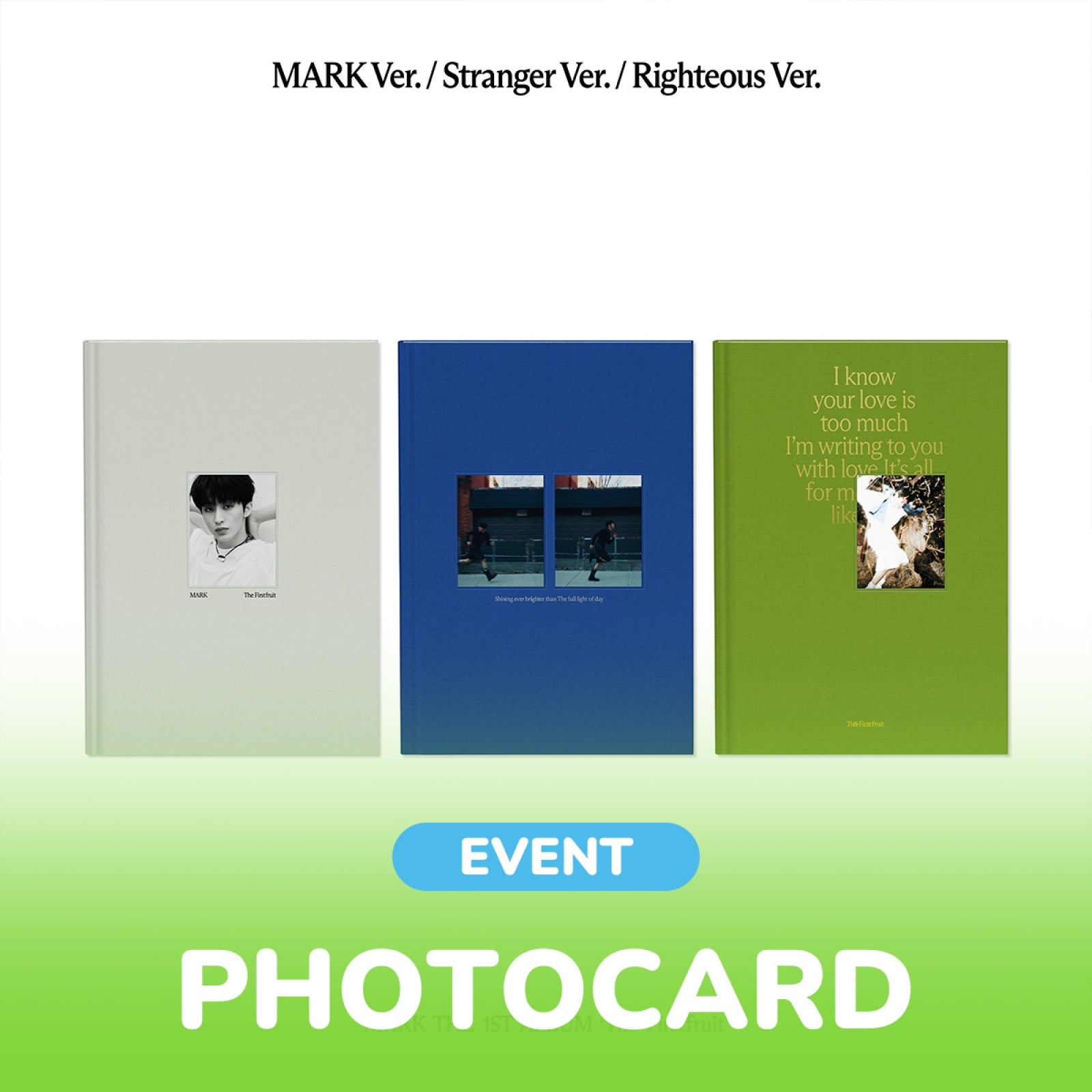 PRE-ORDER BENEFIT] MARK 1st Album The Firstfruit (Trilogy Ver