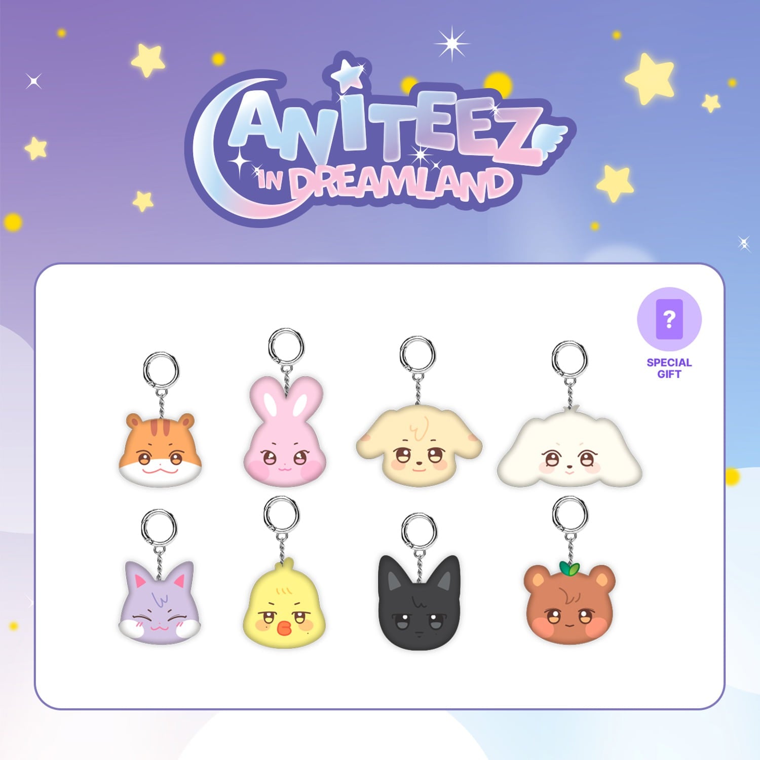 PRE-ORDER EVENT] ATEEZ ANITEEZ IN DREAMLAND OFFICIAL MD MINI FACE