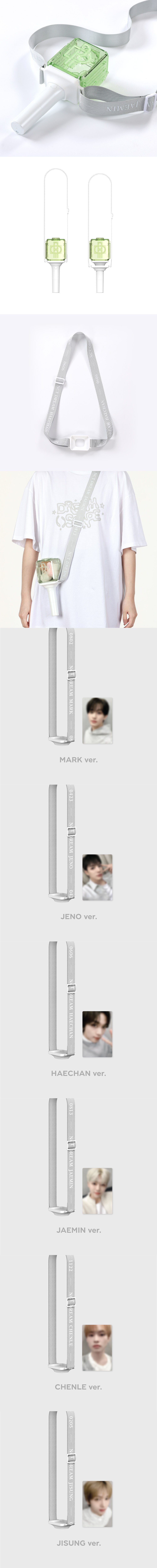 NCT DREAM DREAM( )SCAPE OFFICIAL MD FANLIGHT STRAP SET