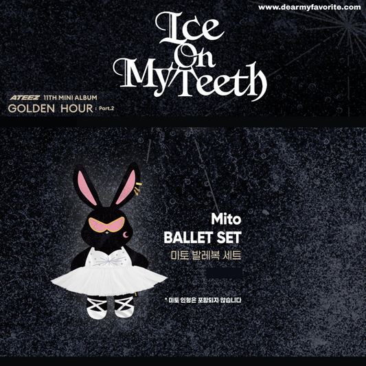 ATEEZ GOLDEN HOUR : Part.2 POP-UP STORE OFFICIAL MD Mito BALLET SET