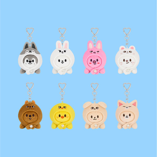 Stray Kids アンコン SKZOO キーリング 寝そべり コンプ ON HAND] Stray Kids POP-UP STORE OFFICIAL MD SKZOO KEYRING LYING