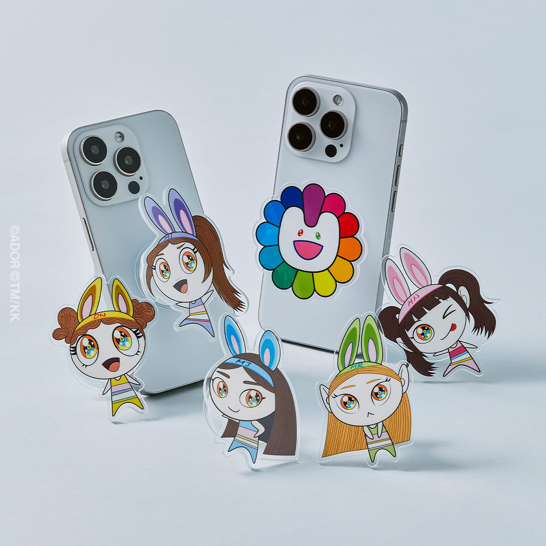 NewJeans Supernatural POP-UP NewJeans X MURAKAMI MD ACRYLIC PHONE GRIP –  Dear My Favorite