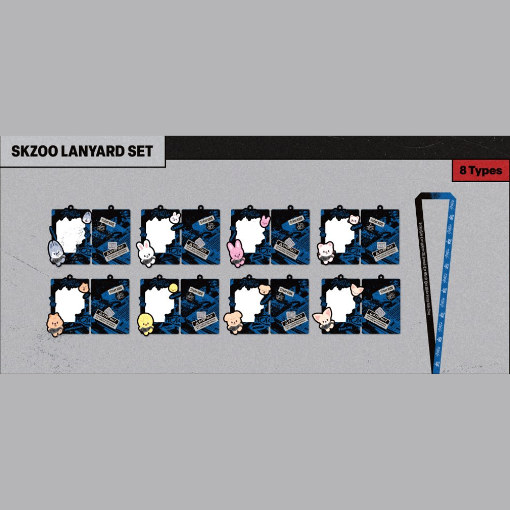 Stray Kids 合 (HOP) POP-UP STORE OFFICIAL MD SKZOO LANYARD SET