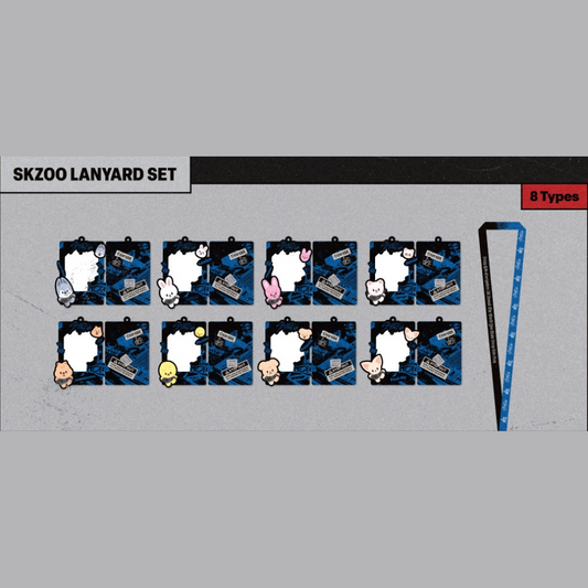 Stray Kids 合 (HOP) POP-UP STORE OFFICIAL MD SKZOO LANYARD SET
