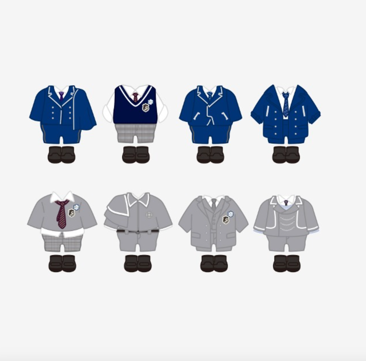 Stray Kids x SKZOO POP-UP IN BUSAN OFFICIAL MD ORIGINAL PLUSH OUTFIT