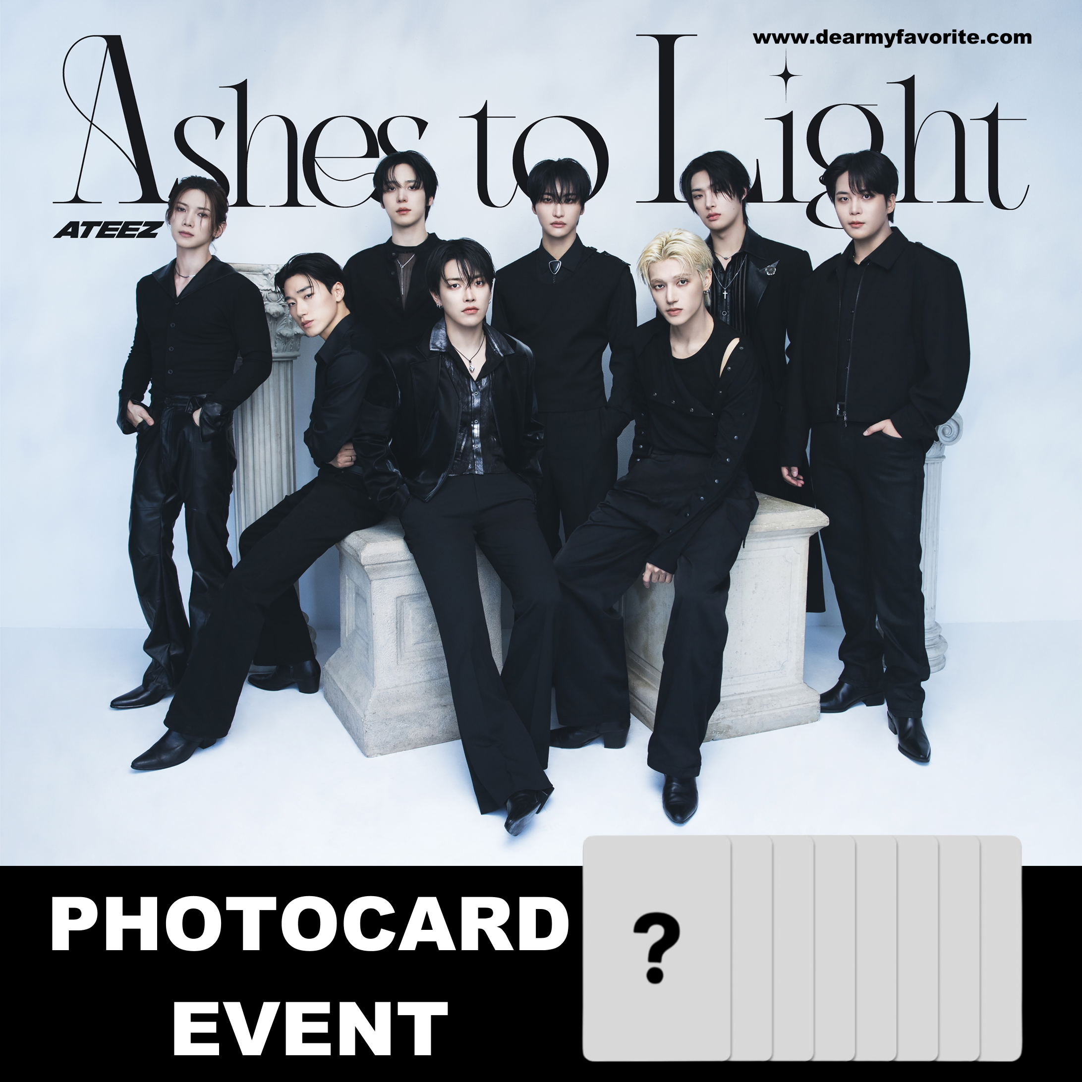 PRE-ORDER BENEFIT] ATEEZ JAPAN 2ND FULL ALBUM Ashes to Light