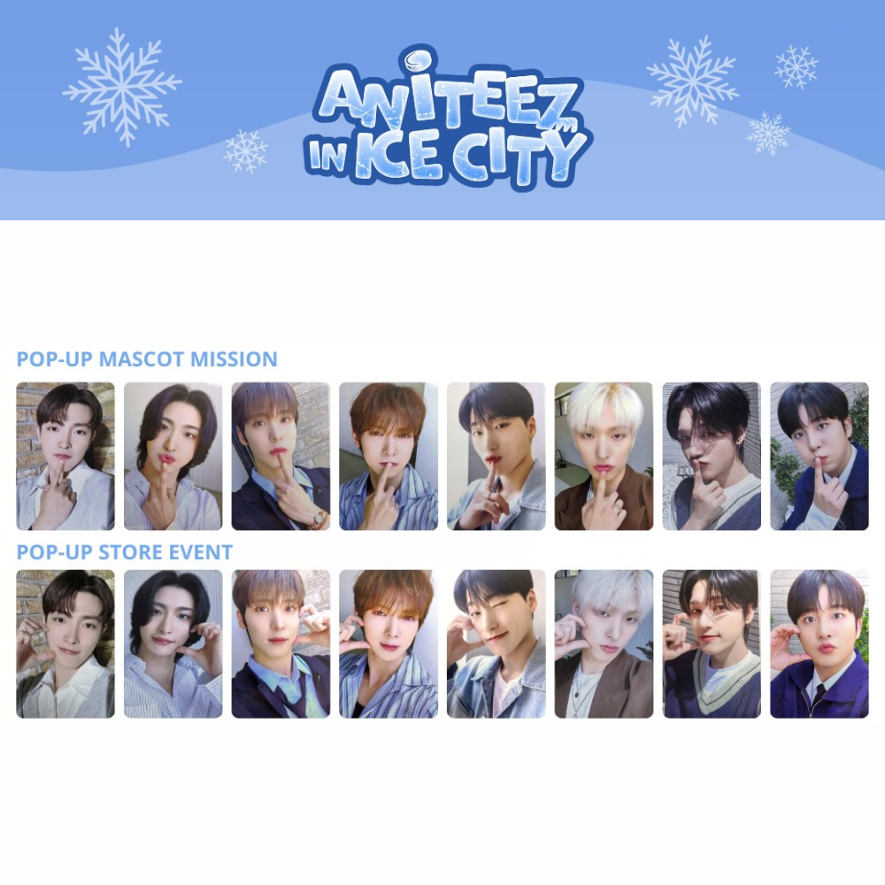 ATEEZ X ANITEEZ POP-UP 'ANITEEZ IN ICE CITY' EVENT PHOTOCARD ATEEZ X ANITEEZ POP-UP 'ANITEEZ IN ICE CITY' EVENT PHOTOCARD