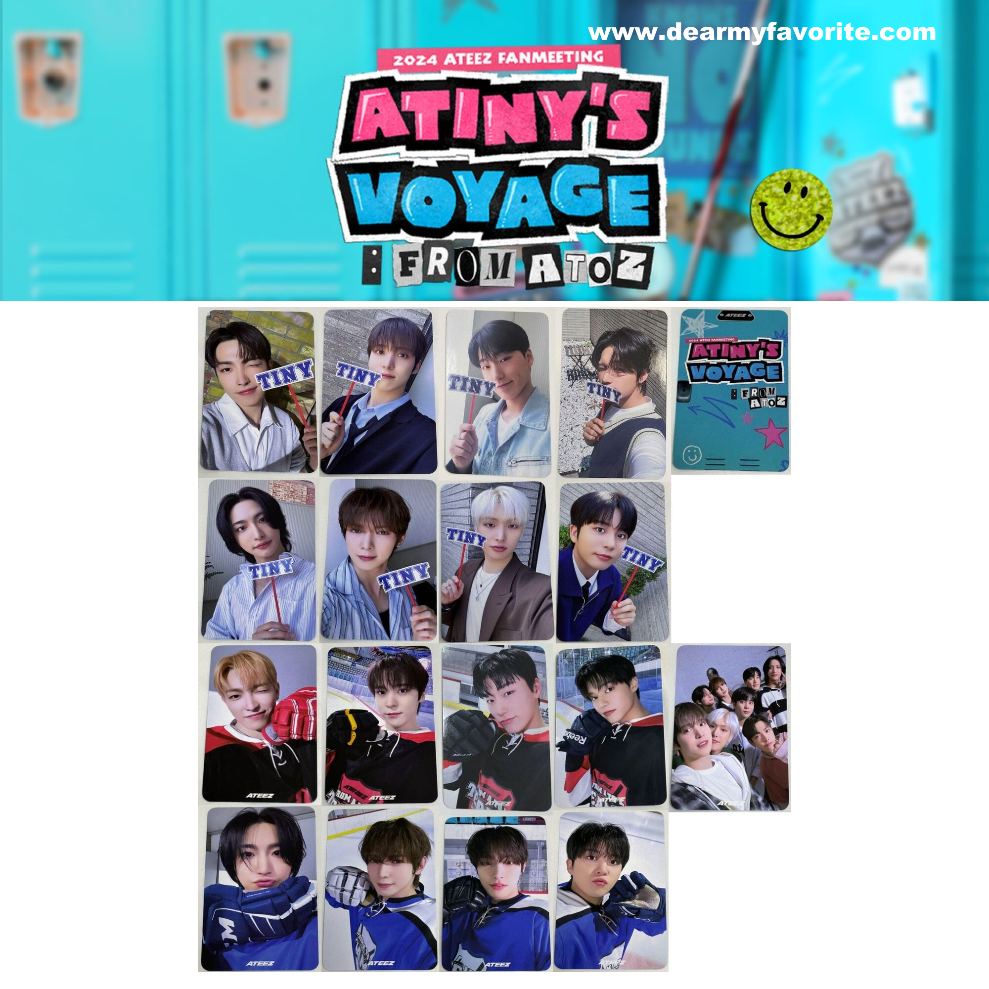 ATEEZ 2024 Fan Meeting ATINY'S VOYAGE ATINY ZONE OFFICIAL DOUBLE ATEEZ 2024 Fan Meeting ATINY'S VOYAGE ATINY ZONE OFFICIAL DOUBLE