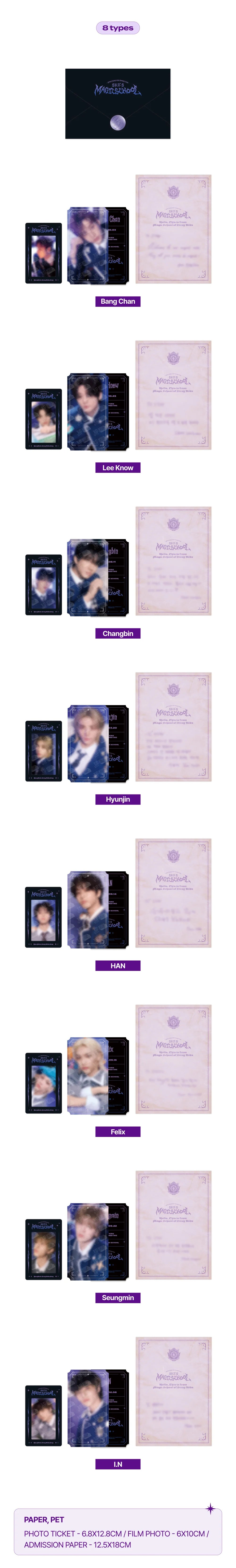 Stray Kids SKZ MAGIC SCHOOL Admission Set