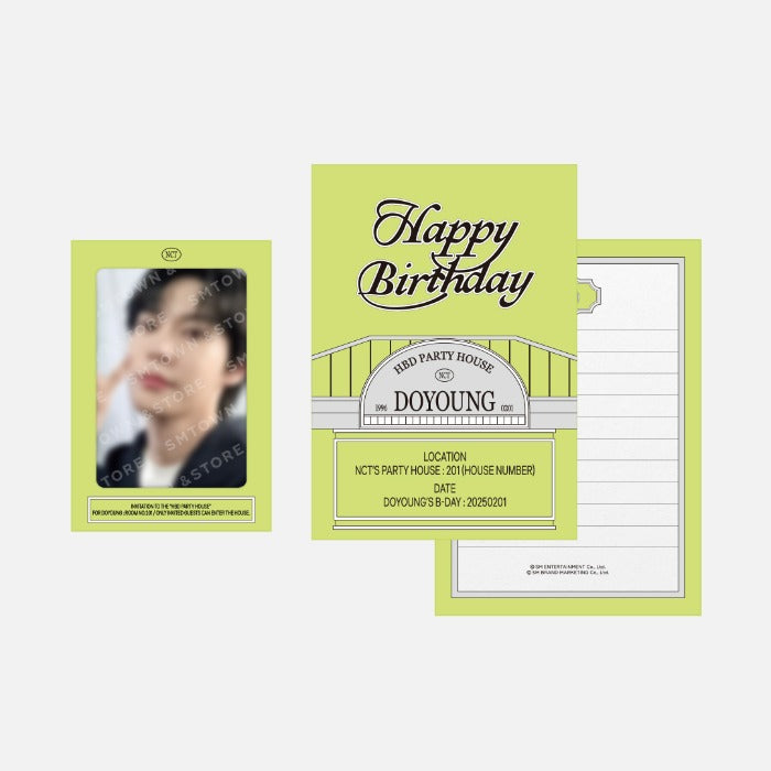 NCT DOYOUNG OFFICIAL MD ARTIST BIRTHDAY PARTY CARD