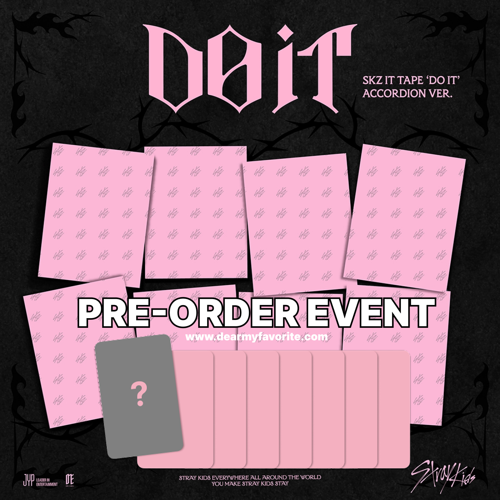 PRE-ORDER BENEFIT] Stray Kids SKZ IT TAPE DO IT (ACCORDION VER