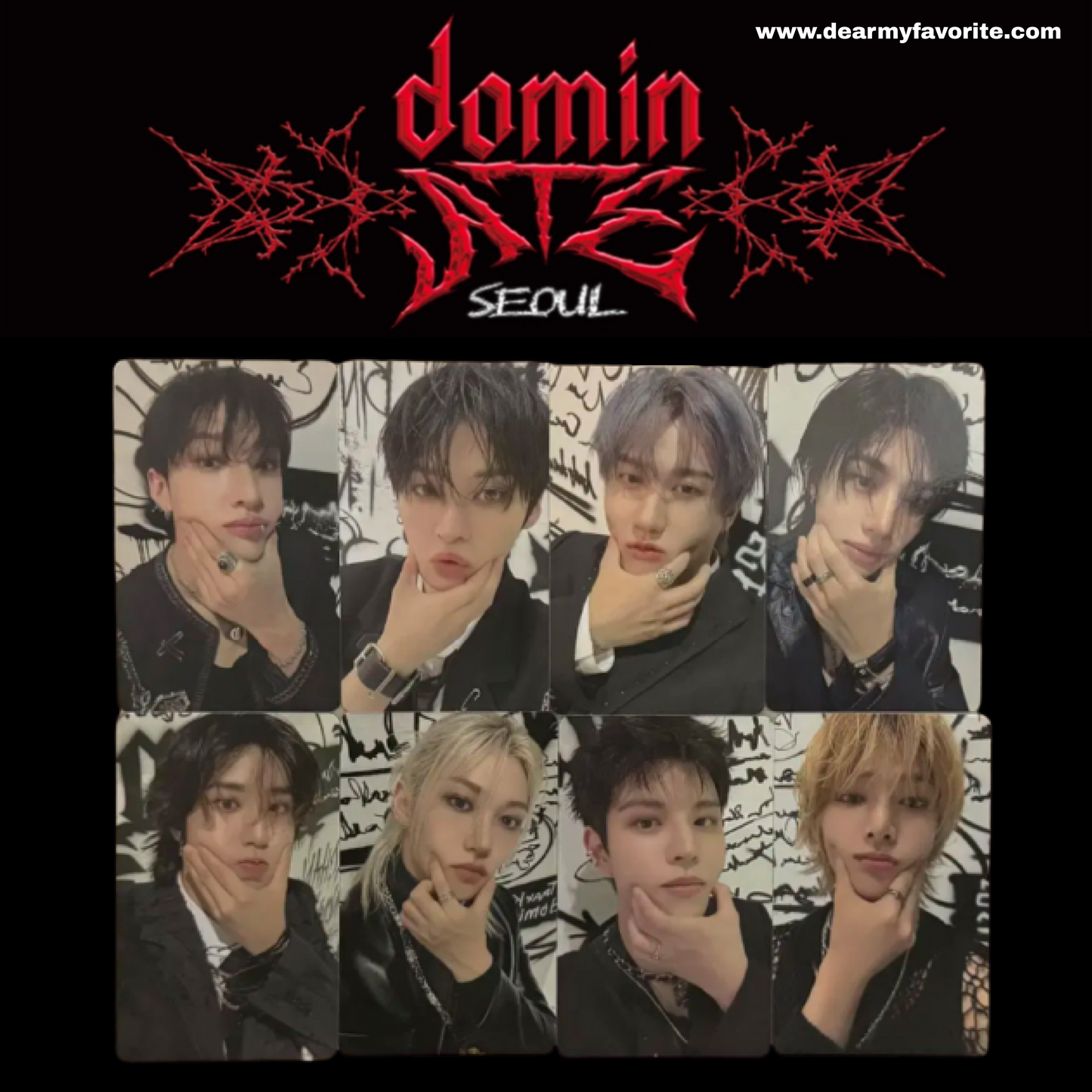 Stray Kids World Tour dominATE JYP Shop Benefit Official PHOTOCARD