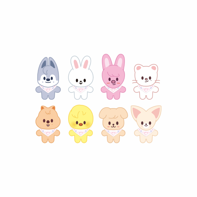 Stray Kids 5TH FANMEETING SKZ 5'CLOCK OFFICIAL MD SKZOO PLUSH 10CM Ver.