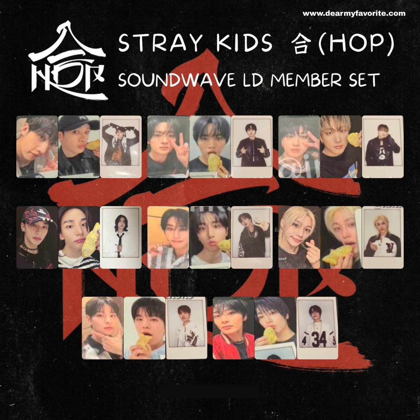 Stray Kids HOP OFFICIAL SW LUCKY DRAW PHOTOCARD