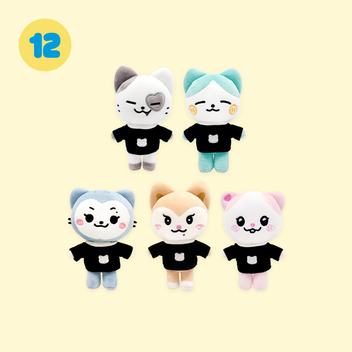 ITZY x TWINZY POP-UP STORE OFFICIAL MD TWINZY PLUSH MINI Ver.