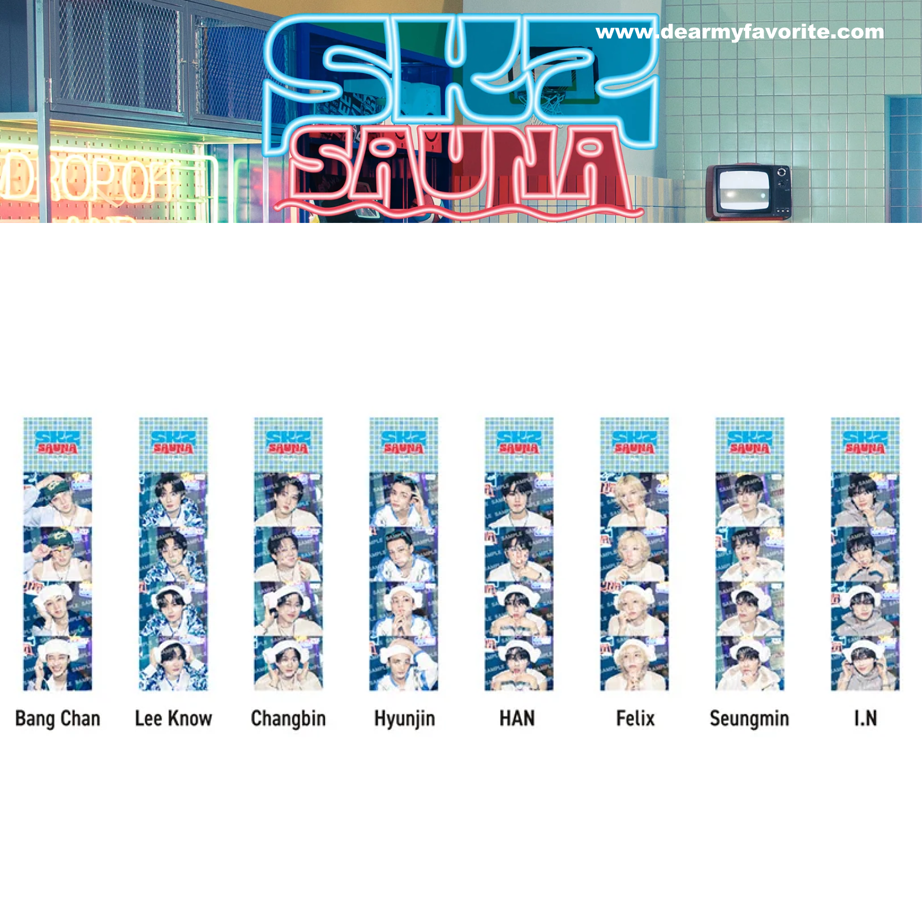 StrayKids SKZ SAUNA フェイスタオル straykids ポップアップ サウナ