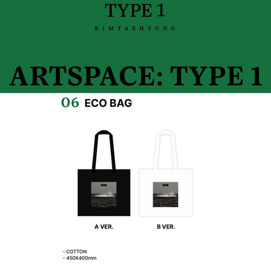 BTS V <ARTSPACE: TYPE> 1 IN SEOUL OFFICIAL MD ECO BAG