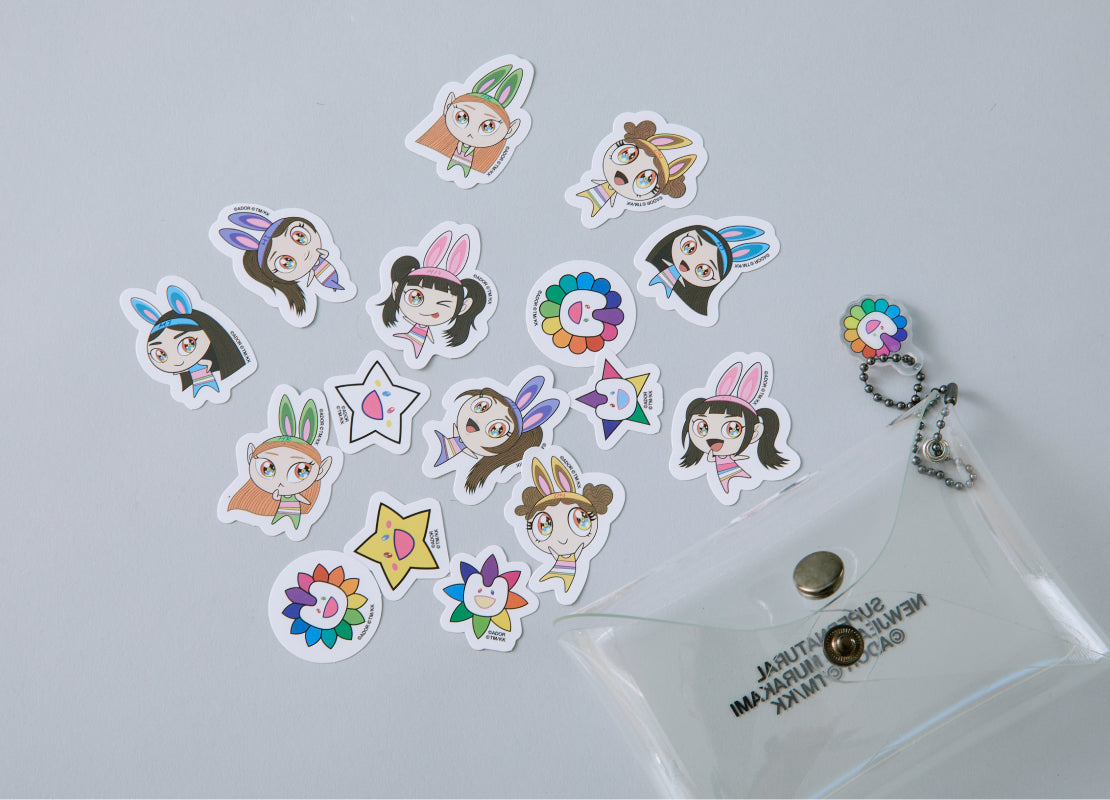 NewJeans Supernatural POP-UP NewJeans X MURAKAMI MD PVC STICKER PACK