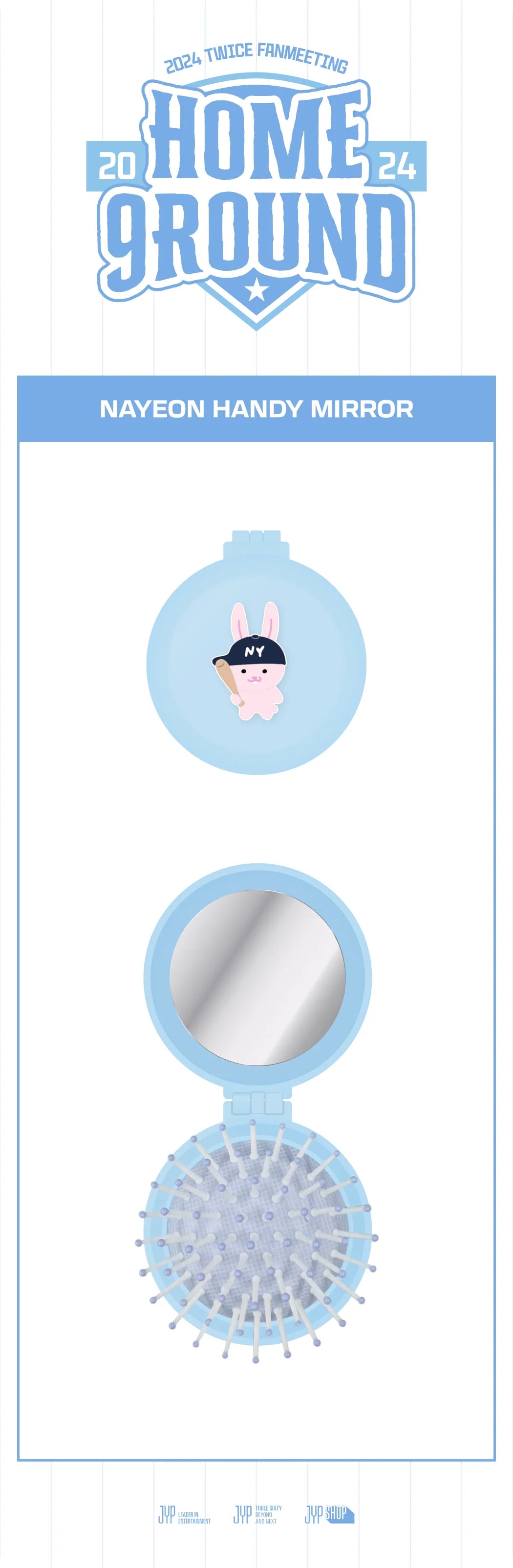 [PRE-ORDER] TWICE HOME9ROUND OFFICIAL MD NAYEON HANDY MIRROR