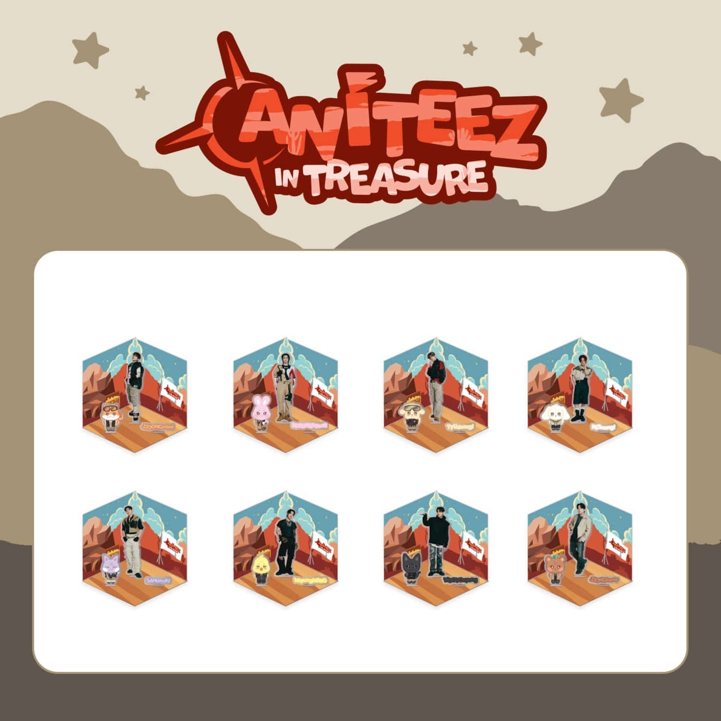 [PRE-ORDER EVENT] ATEEZ 'ANITEEZ in TREASURE' OFFICIAL MD ACRYLIC TREASURE STAND