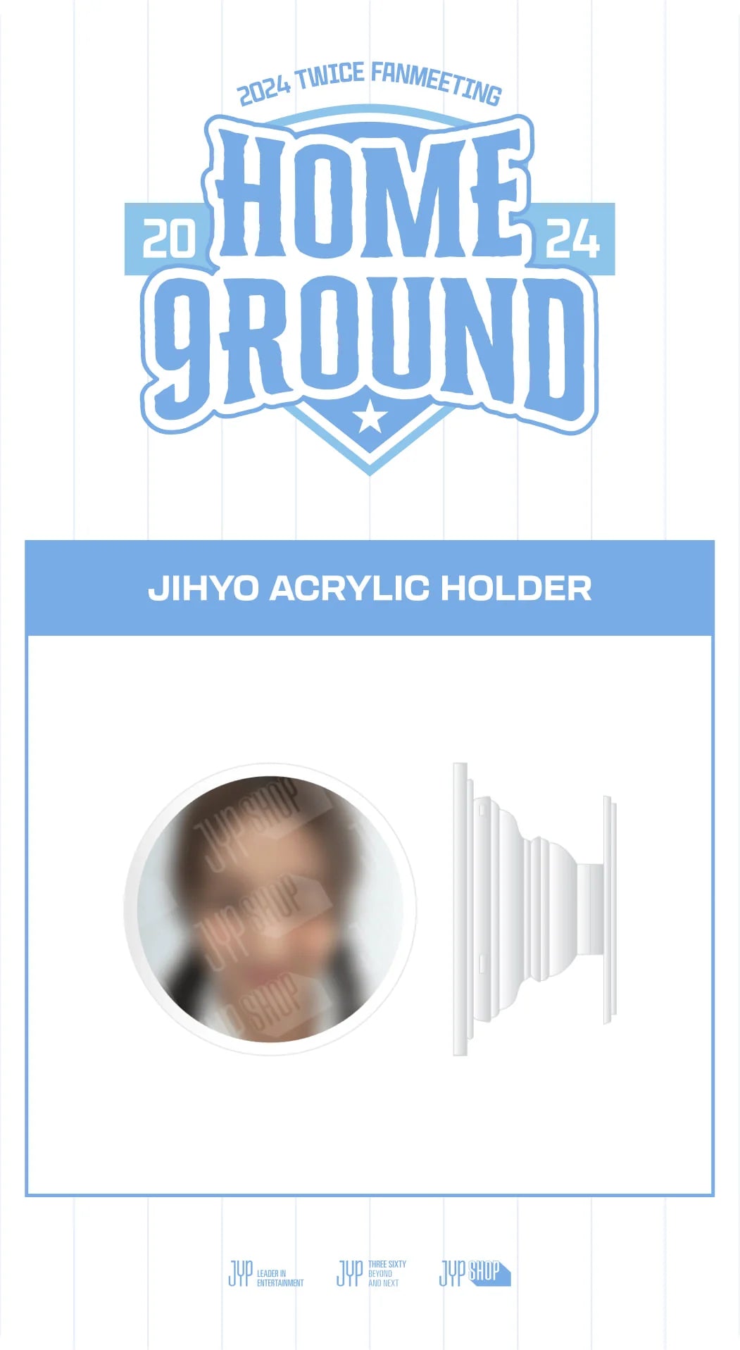 [PRE-ORDER] TWICE HOME9ROUND OFFICIAL MD JIHYO ACRYLIC HOLDER