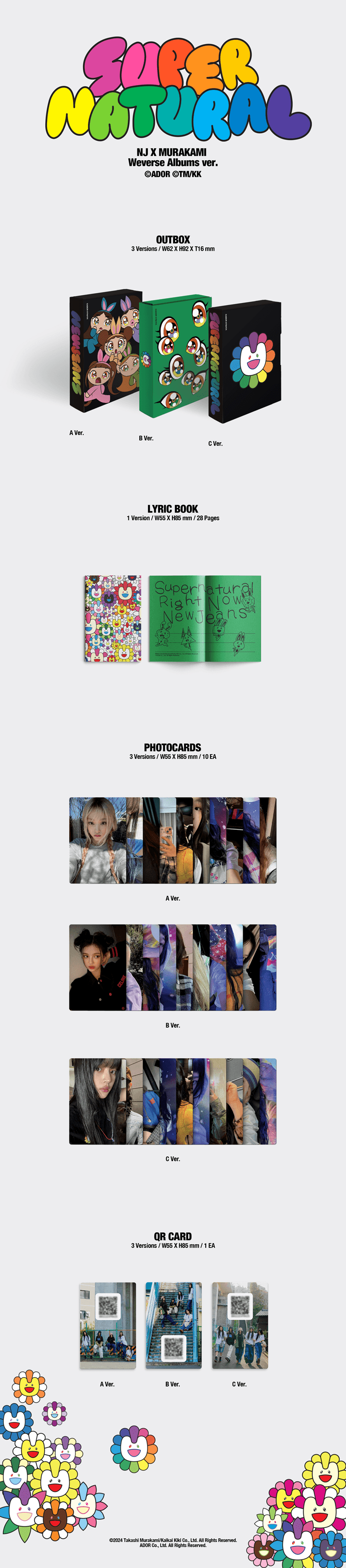 [PRE-ORDER BENEFIT] NewJeans Supernatural Weverse Albums ver.