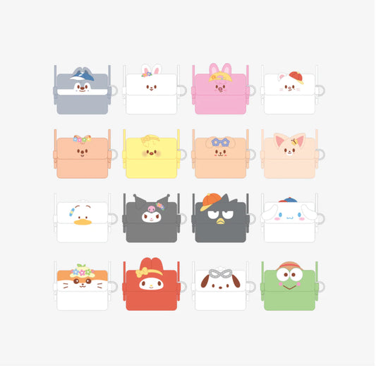 [PRE-ORDER EVENT] Stray Kids SKZOO X SANRIO CHARACTERS OFFICIAL MD CARD WALLET CROSS BAG