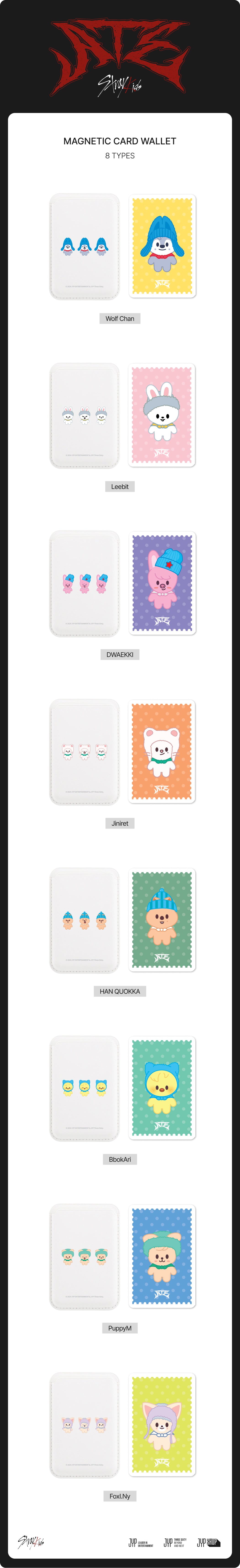 PRE-ORDER] Stray Kids ATE POP-UP STORE OFFICIAL MD MAGNETIC CARD