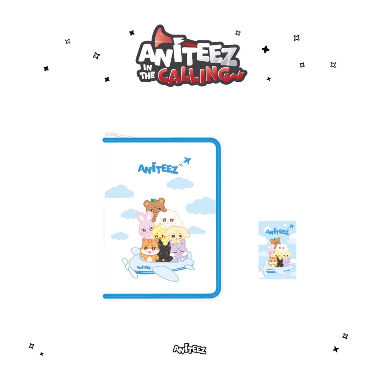 [PRE-ORDER] ATEEZ X ANITEEZ IN THE CALLING OFFICIAL MD TRAVEL POUCH