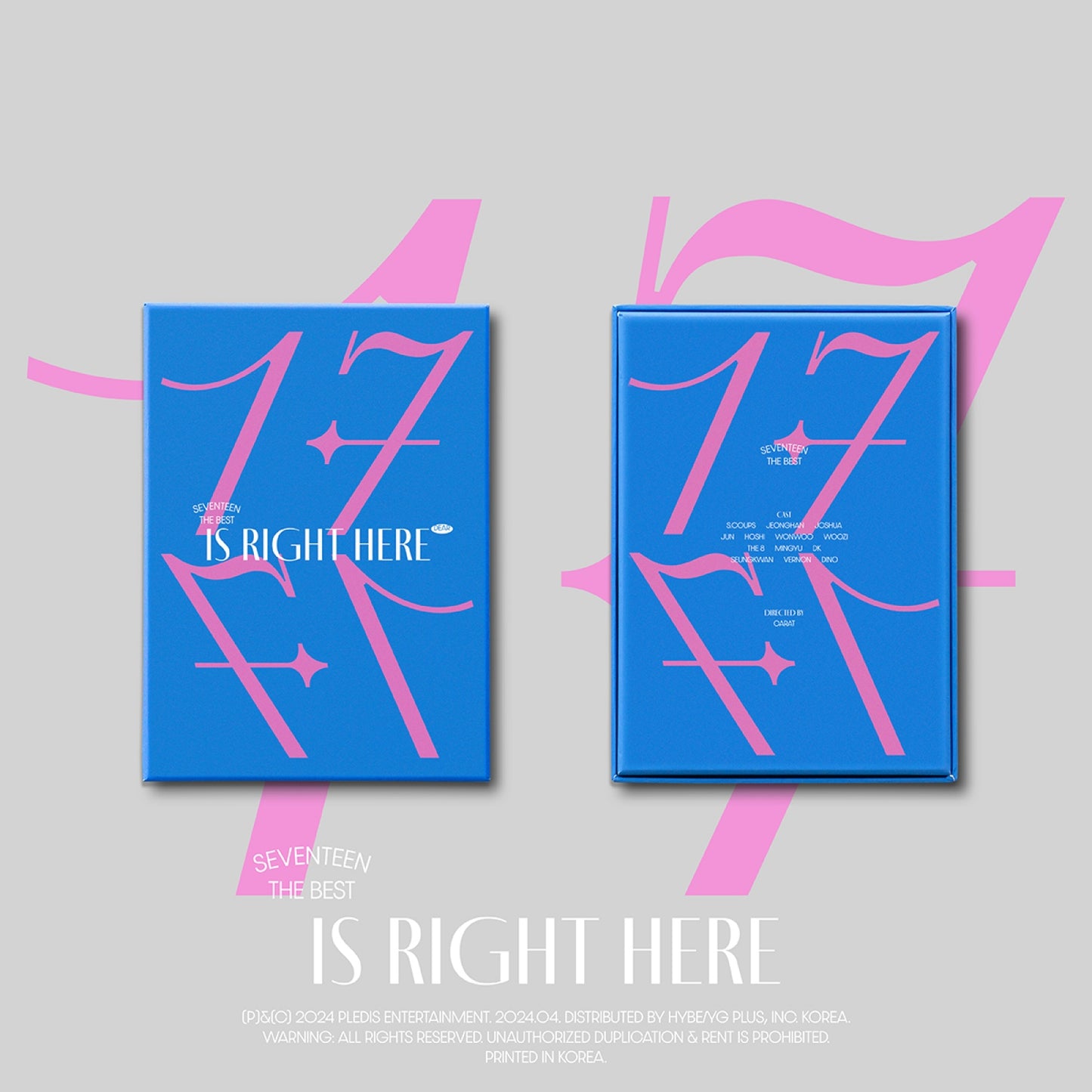 [PRE-ORDER BENEFIT] SEVENTEEN BEST ALBUM 17 IS RIGHT HERE DEAR Ver.