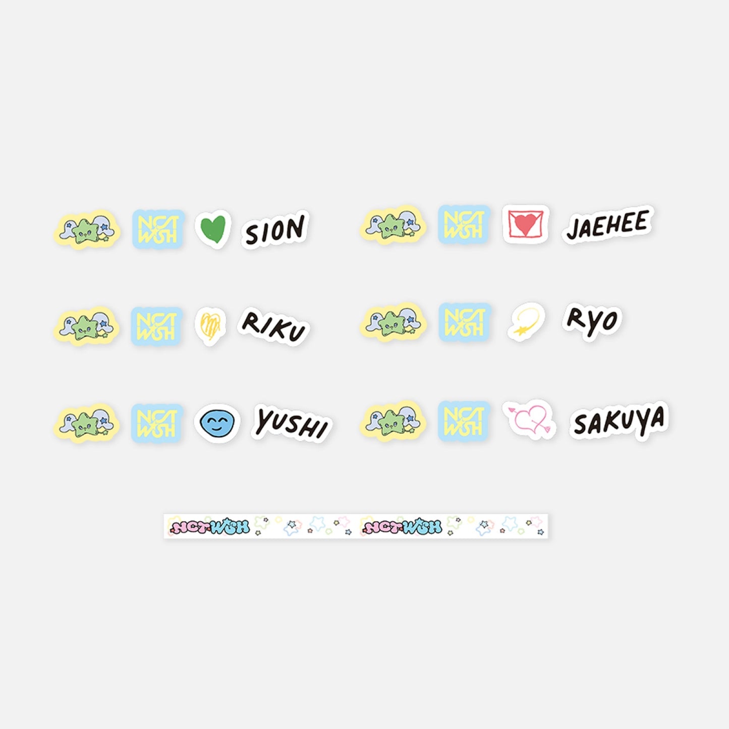 NCT WISH - ROLL MASKING TAPE SET