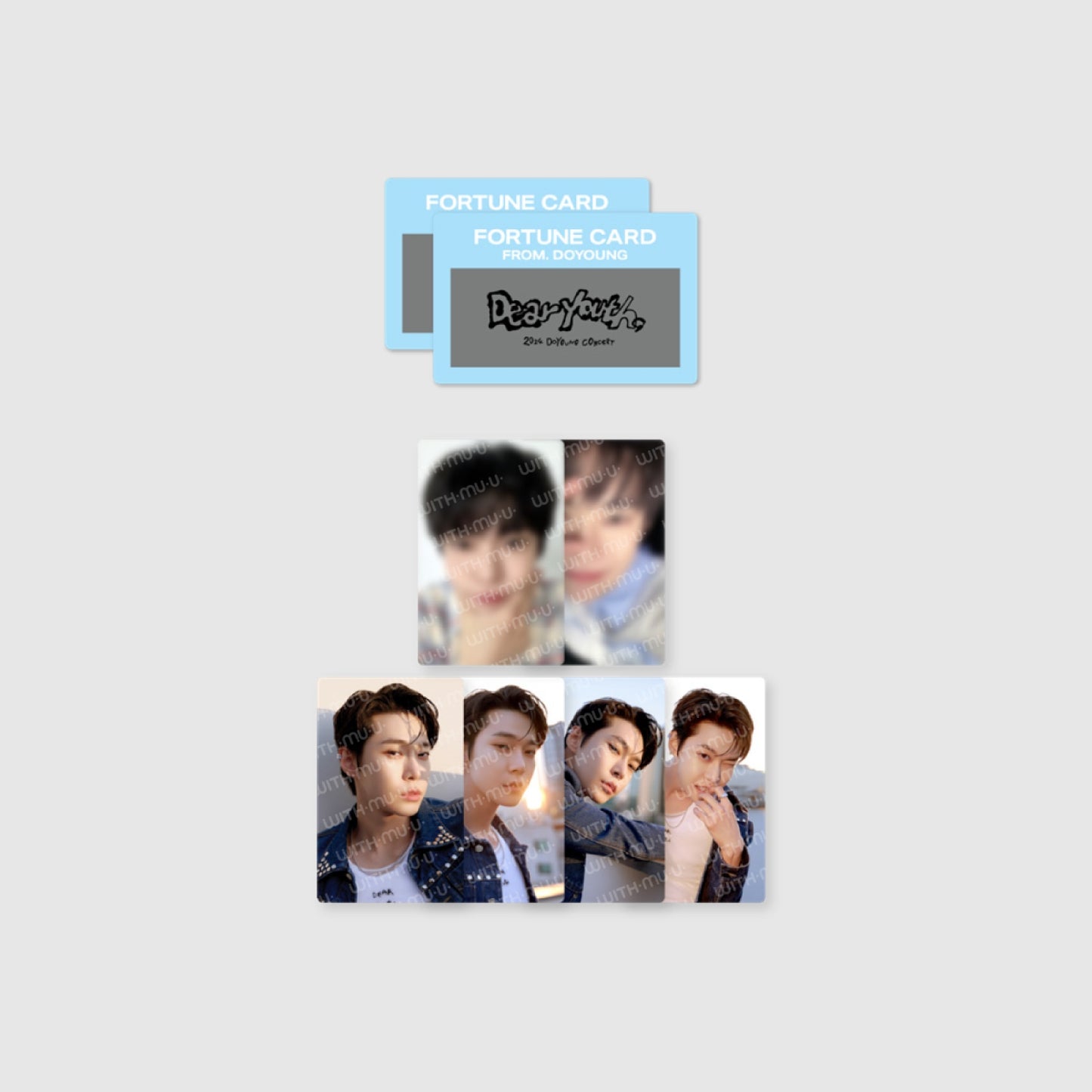 DOYOUNG 2024 DOYOUNG CONCERT OFFICIAL MD FORTUNE SCRATCH CARD SET