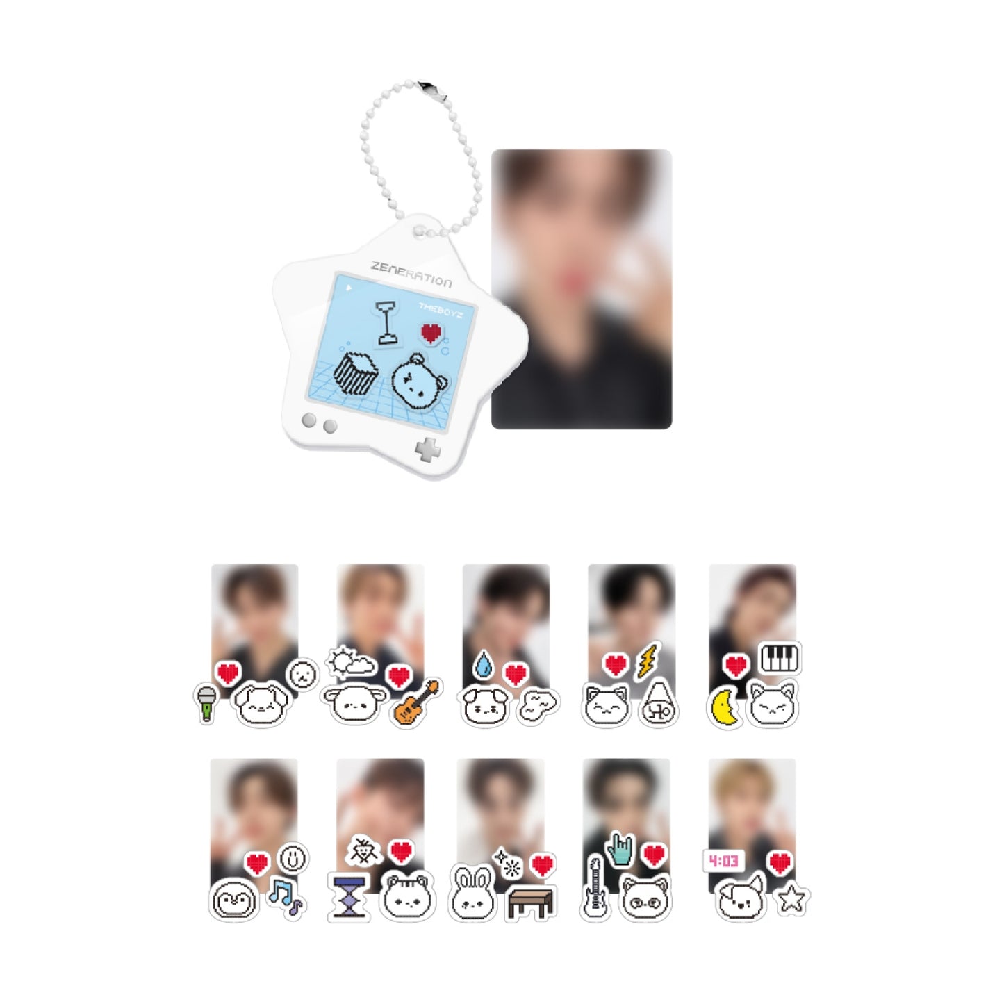 [PRE-ORDER] THE BOYZ WORLD TOUR ZENERATION2 OFFICIAL MD THE TOYZ SHAKER KEY RING