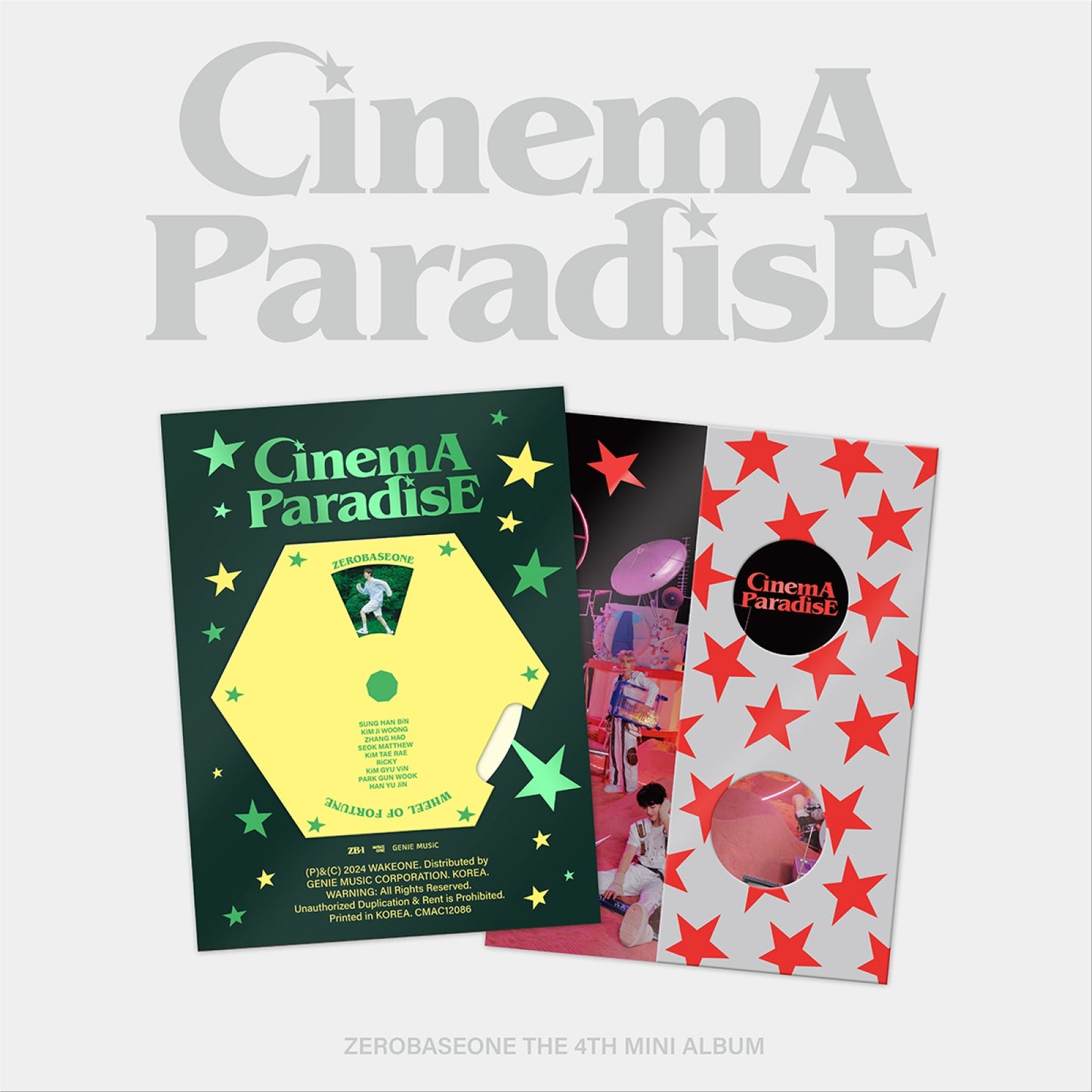 [PRE-ORDER BENEFIT] ZEROBASEONE The 4th Mini Album CINEMA PARADISE