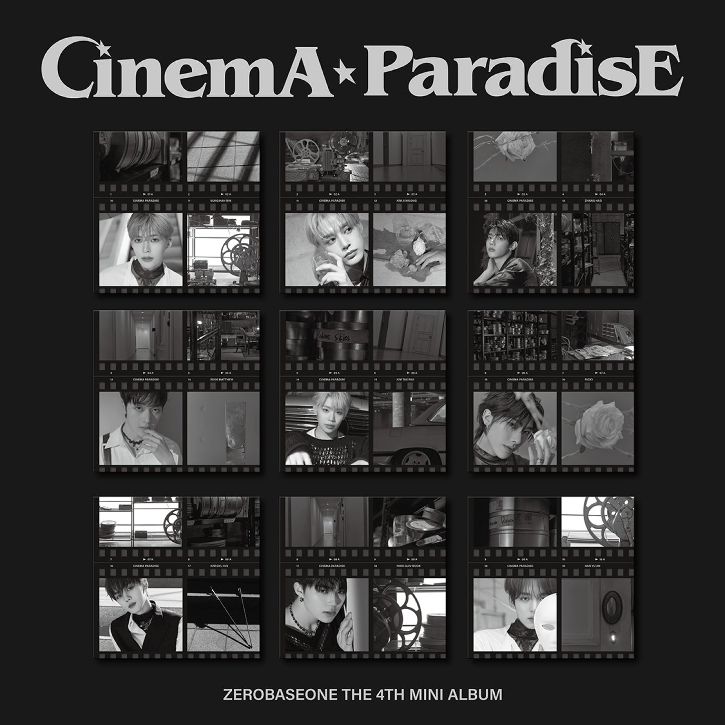 🔥[CLEARANCE] ZEROBASEONE The 4th Mini Album CINEMA PARADISE (DIGIPACK ver.)