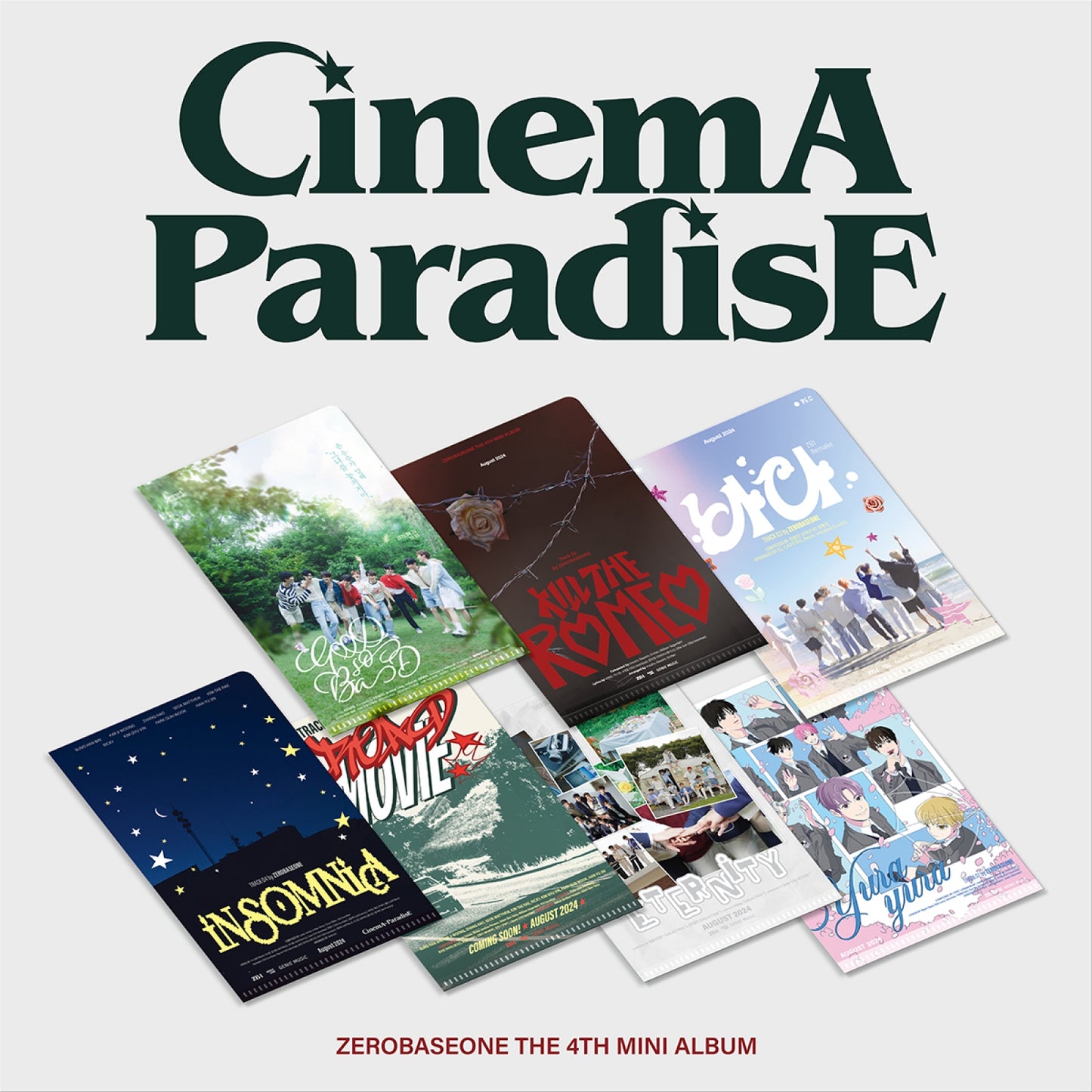 🔥[CLEARANCE] ZEROBASEONE The 4th Mini Album CINEMA PARADISE (ZEROSE ver.)