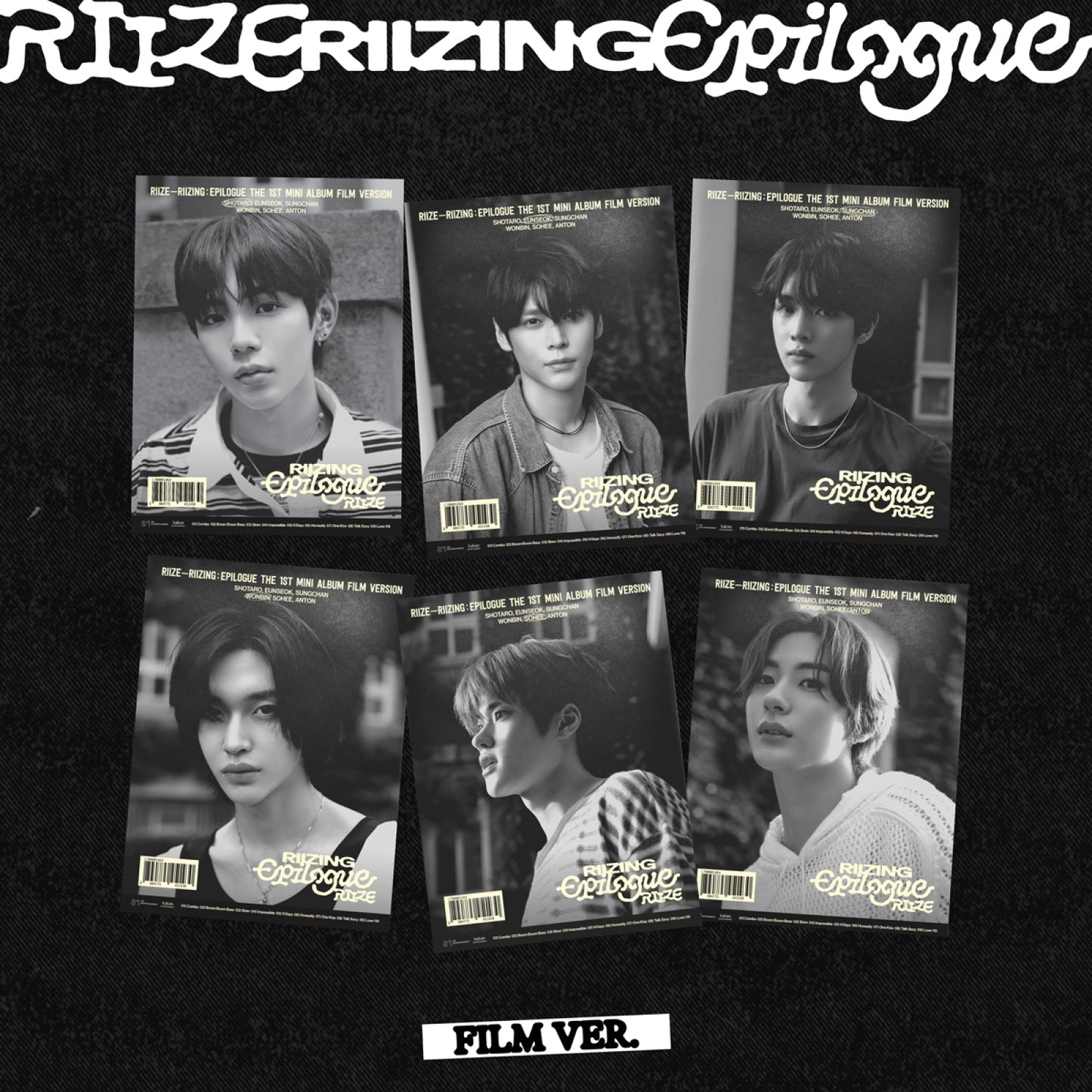 [PRE-ORDER] RIIZE 1st Mini Album RIIZING : Epilogue (FILM Ver.)