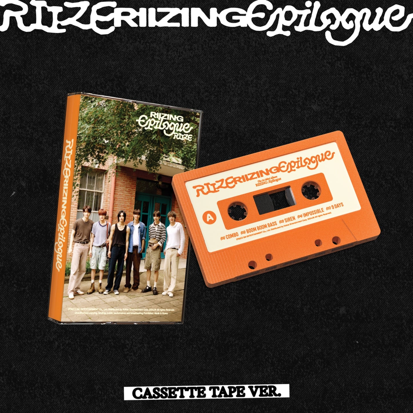 [PRE-ORDER] RIIZE 1st Mini Album RIIZING : Epilogue (CASSETTE TAPE Ver.)