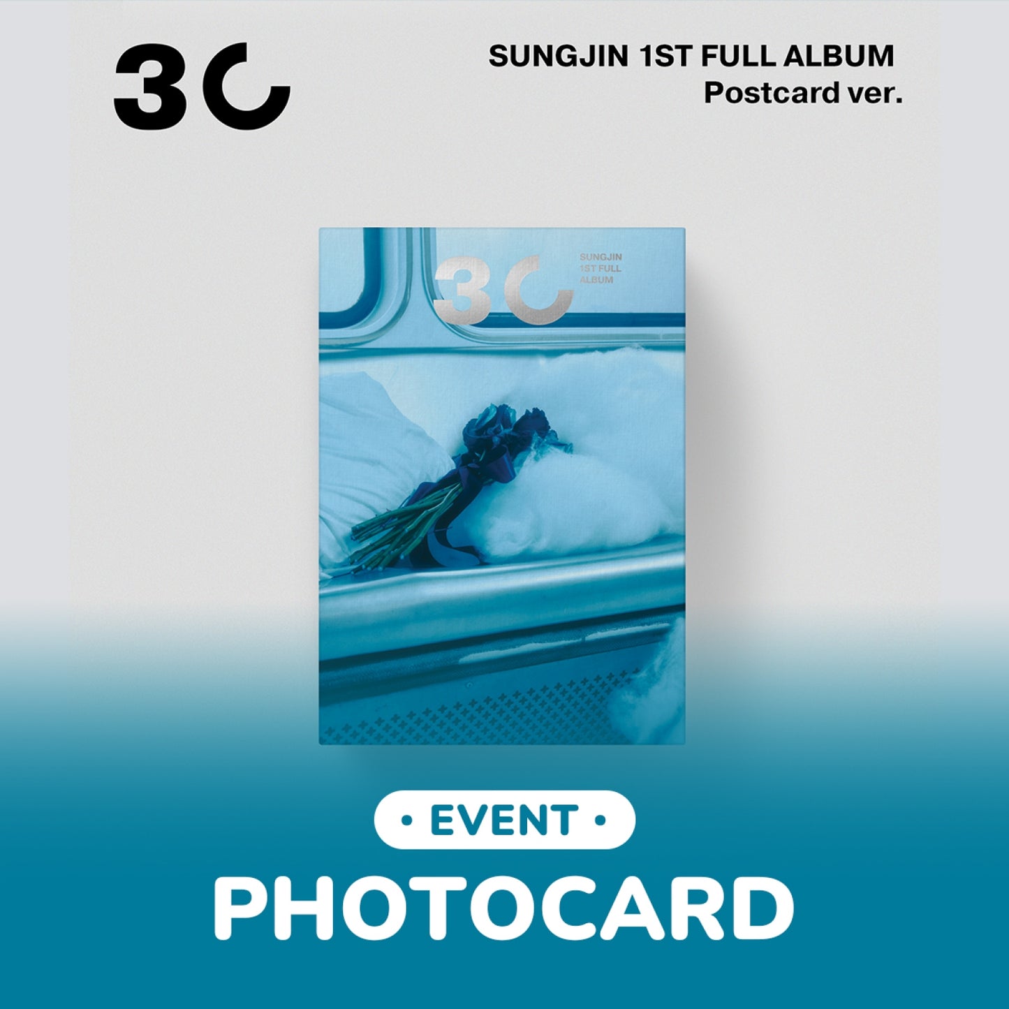 [PRE-ORDER BENEFIT] SUNGJIN (DAY6) 1ST FULL ALBUM 30 (Postcard Ver.)