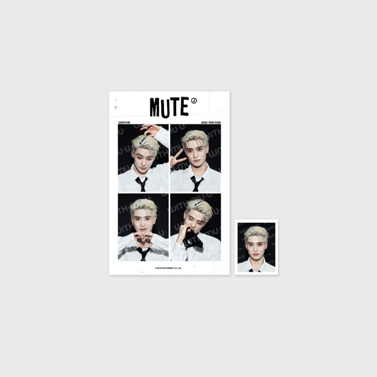 PRE-ORDER] NCT JAEHYUN FAN CON MUTE OFFICIAL MD 4 CUT PHOTO SET