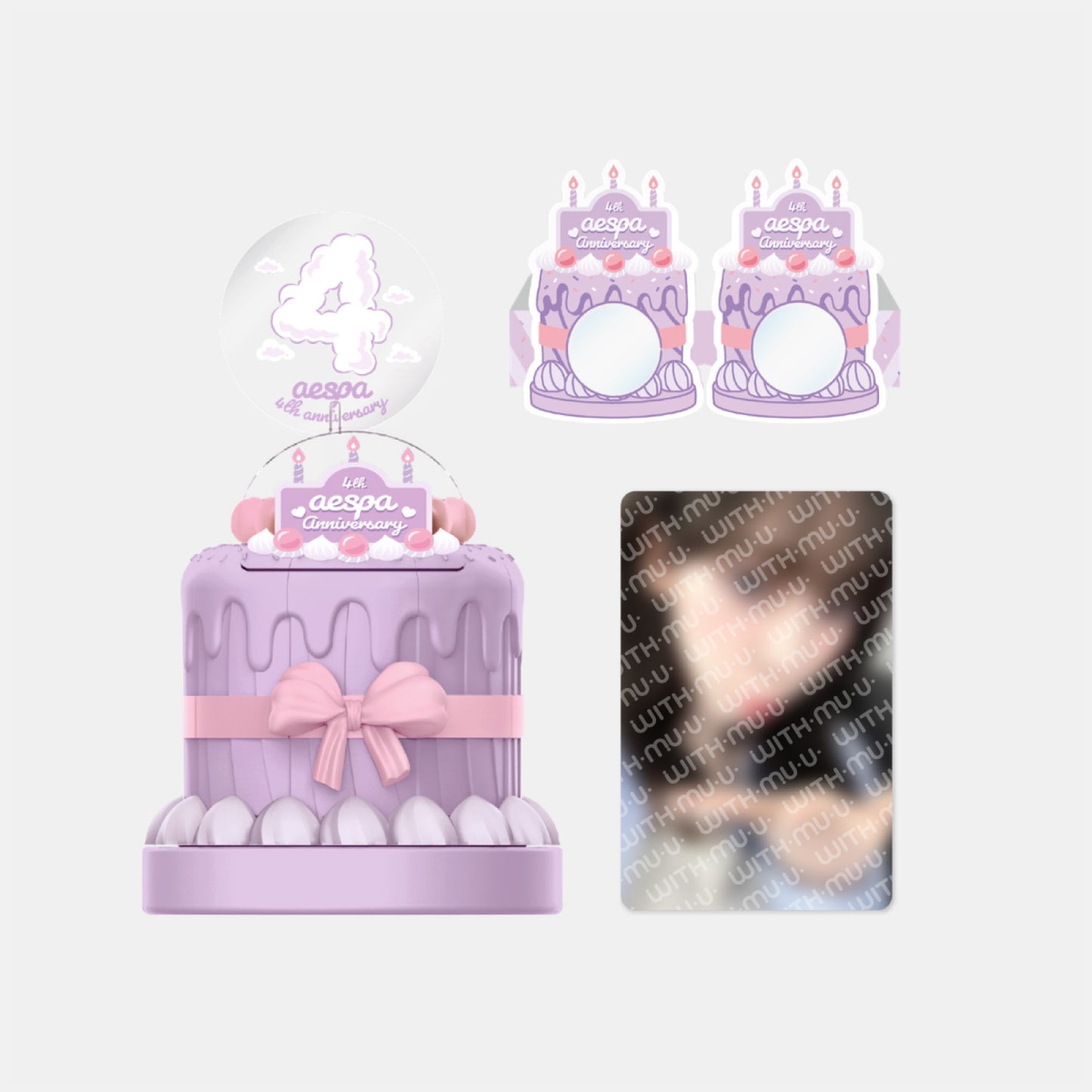 [PRE-ORDER] aespa 4TH ANNIVERSARY OFFICIAL MD PARTY CAKE SET