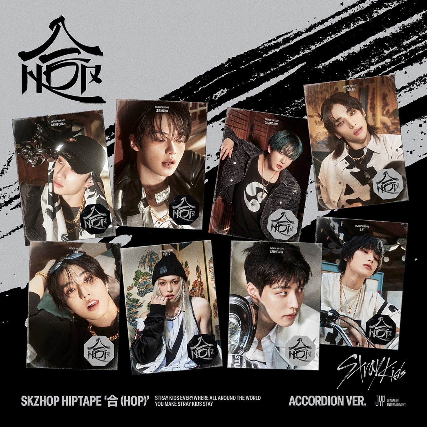 [PRE-ORDER BENEFIT] Stray Kids SKZHOP HIPTAPE 合 HOP ACCORDION ver. Album