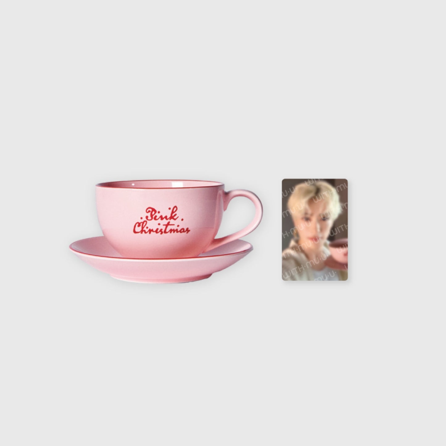 [PRE-ORDER] NCT 127 2024 PINK CHRISTMAS OFFICIAL MD CUP & SAUCER SET